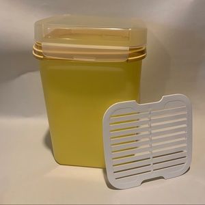 Tupperware Bread Bakers Delight Sq Rack Yellow New